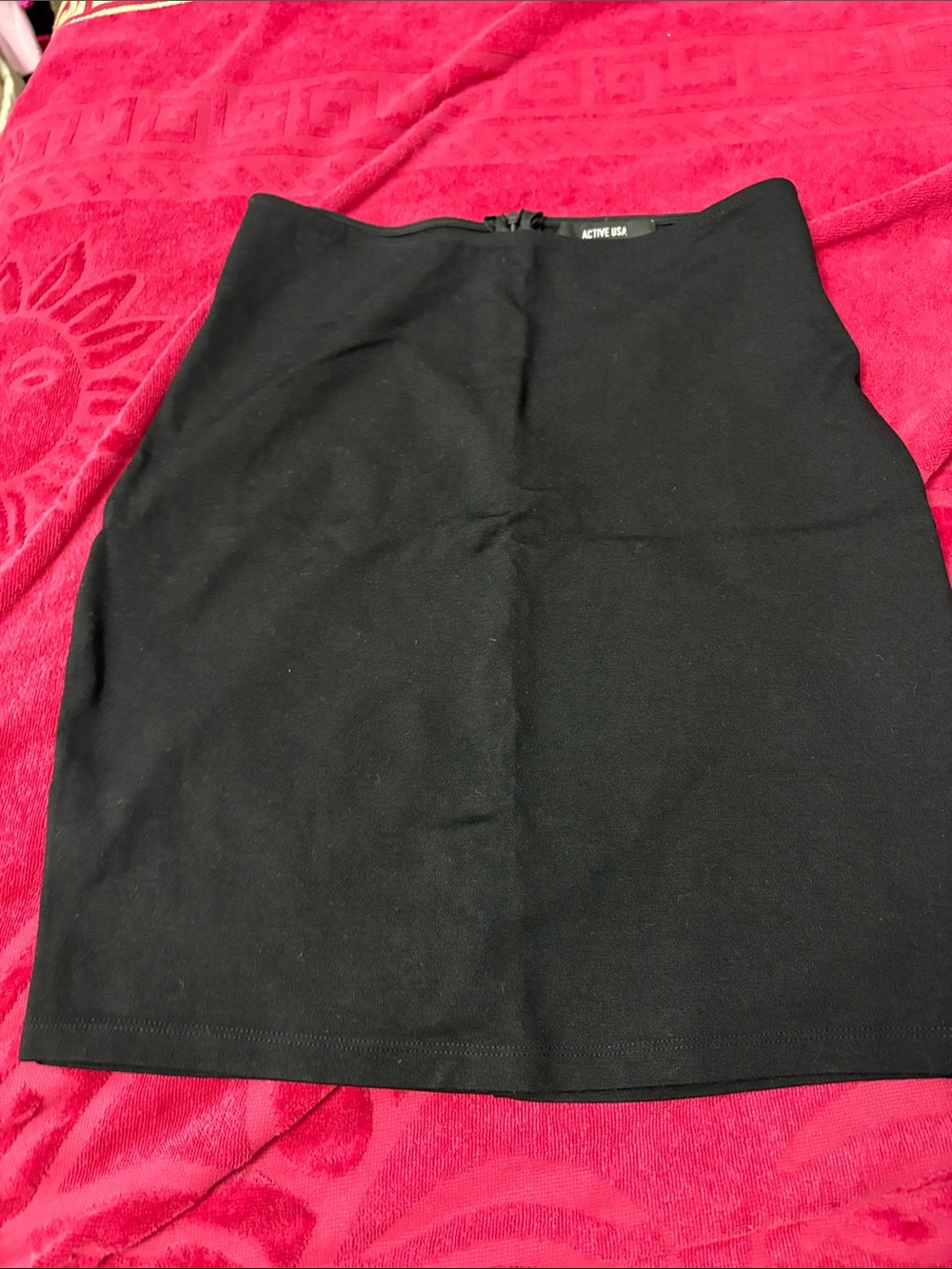 ACTIVE USA Black Pencil Skirt - Sleek High Waist